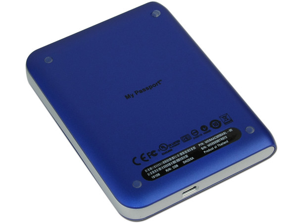 Disco Duro Portable Western Digital My Passport Elite de 320GB, USB 2.0. Color Azul