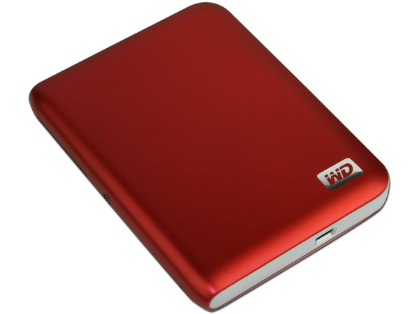 Disco Duro Portable Western Digital My Passport Elite de 320GB, USB 2.0. Color Rojo
