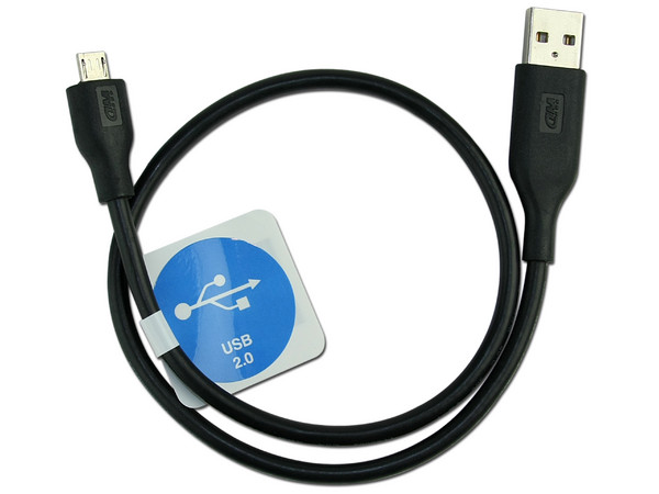 Disco Duro Portable Western Digital My Passport Elite de 500GB, USB 2.0. Color Negro