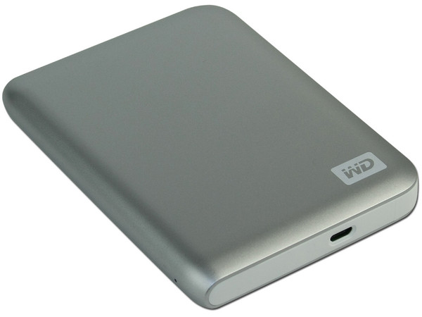 Disco Duro Portable Western Digital Passport Essential SE de 750GB, USB 2.0. Color Plateado