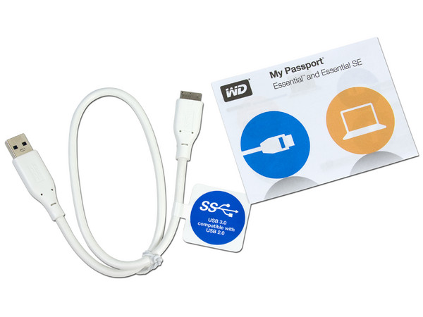 Disco Duro Portátil Western Digital My Passport Essential SE de 1 TB, USB 3.0. Color Plata 