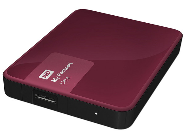 Disco Duro Portátil Western Digital My Passport Ultra de 3 TB, Frambuesa, USB 3.0