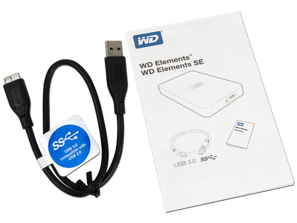 Disco Duro Portátil Western Digital Elements SE de 1 TB, USB 3.0