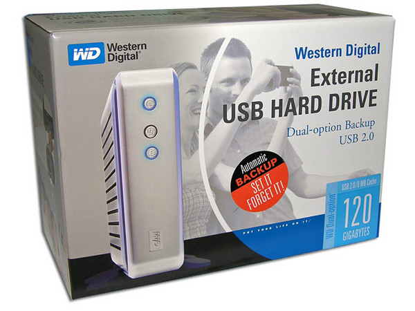 Disco Duro Externo Western Digital de 120 GB, 7200 RPM, USB 2.0