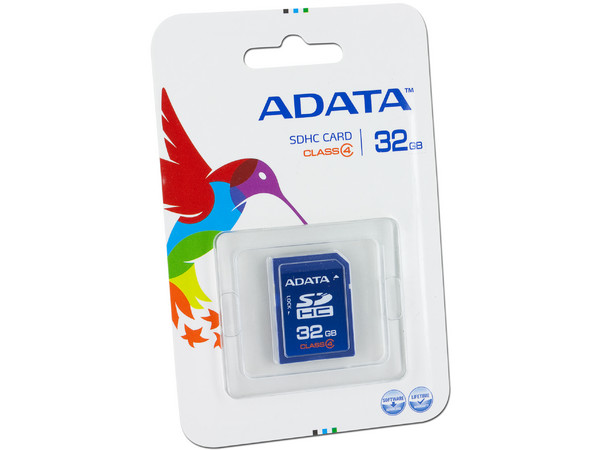 Memoria ADATA SDHC de 32 GB, Clase 4.