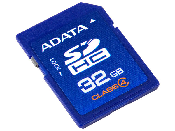 Memoria ADATA SDHC de 32 GB, Clase 4.