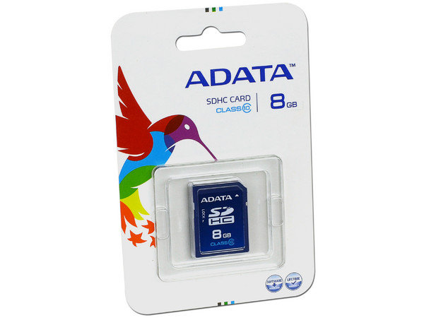 Memoria ADATA SDHC de 8GB clase 10 
