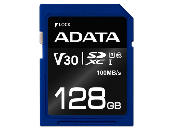 Memoria ADATA Premier Pro SDXC UHS-I U3 de 128 GB, Clase 10.