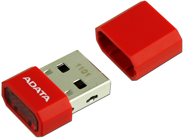 Memoria ADATA microSD de 2GB, incluye micro lector USB color rojo