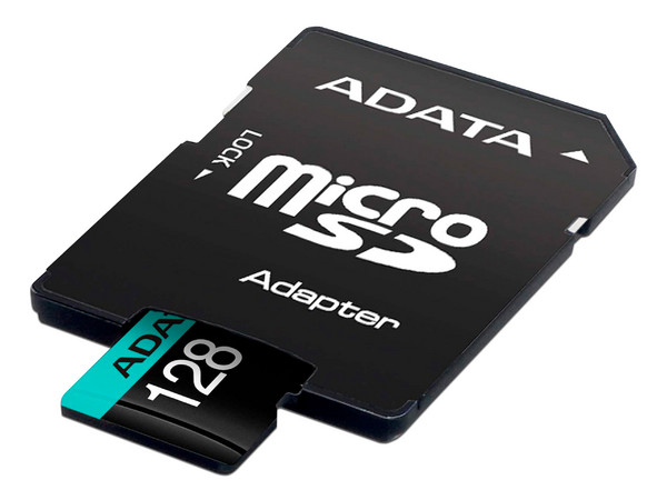 Memoria ADATA Premier Pro MicroSDXC UHS-I U3 de 128 GB, Clase 10.