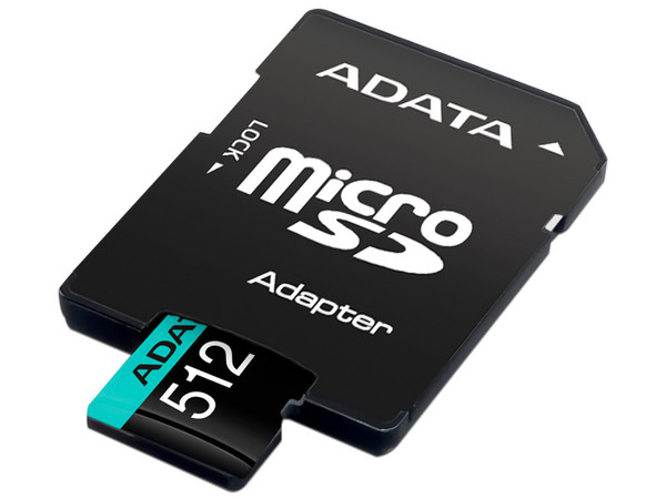 Memoria ADATA Premier Pro microSDXC UHS-I de 512 GB, clase 10, incluye adaptador SD.