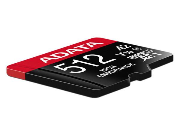 Memoria Adata Micro SDXC de 512 GB, Clase 10, incluye adaptador SD.
