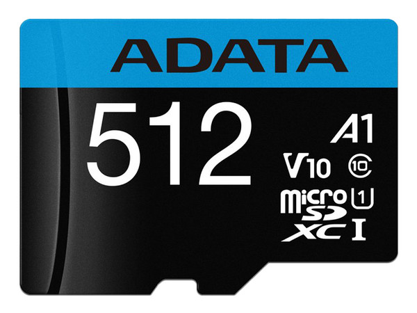 Memoria ADATA MicroSDXC UHS-I de 512 GB, Clase 10.
