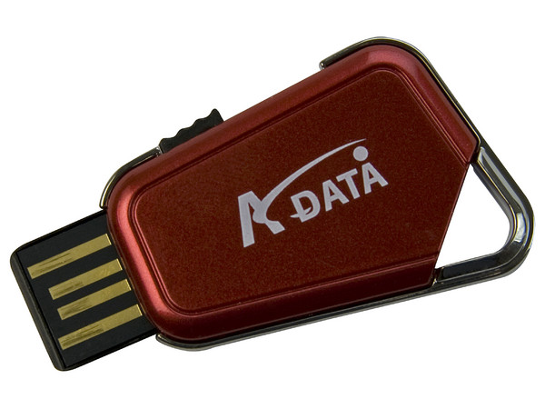 Unidad Flash USB 2.0 ADATA Nobility Roja de 1GB