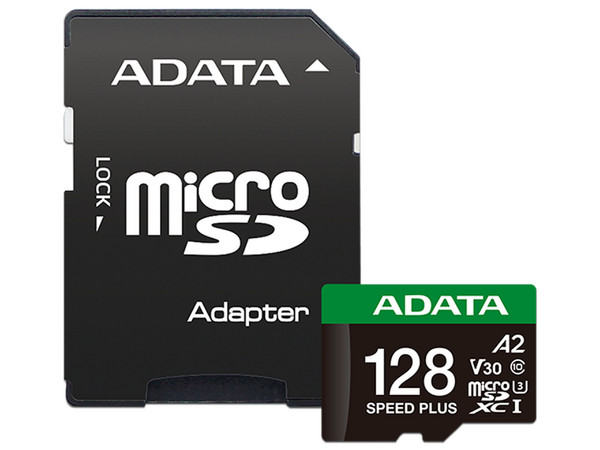 Memoria ADATA MicroSDXC UHS-I U3 de 128GB, Clase 10.