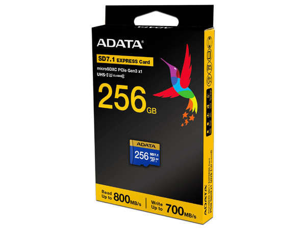 Memoria MicroSDXC SD7.1 Express Adata Premier Extreme 256GB, 800MB/s lectura, 700MB/s escritura. Compatible con Nintendo Switch 2