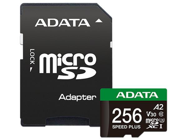 Memoria ADATA MicroSDXC UHS-I U3 de 256GB, Clase 10.