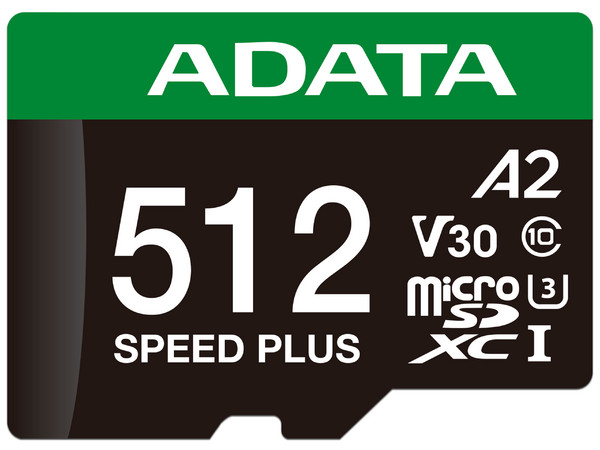 Memoria ADATA MicroSDXC Speed Plus de 512GB, UHS-1 U3 , Clase 10.