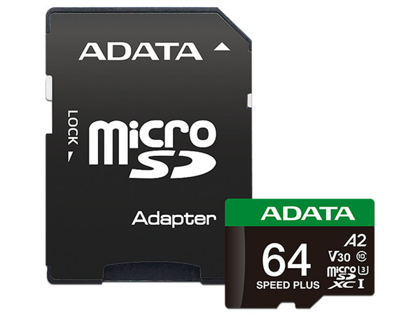 Memoria ADATA MicroSDXC UHS-I U3 de 64GB , Clase 10.