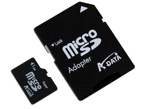 Memoria ADATA Super microSD de 1GB, incluye adaptador SD