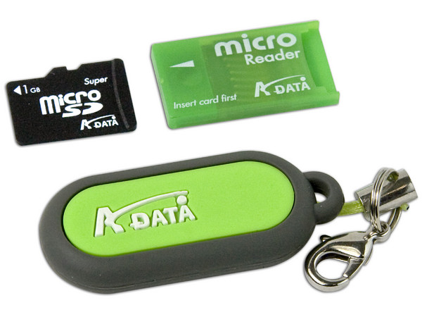 Memoria ADATA Super microSD de 1GB, incluye lector USB