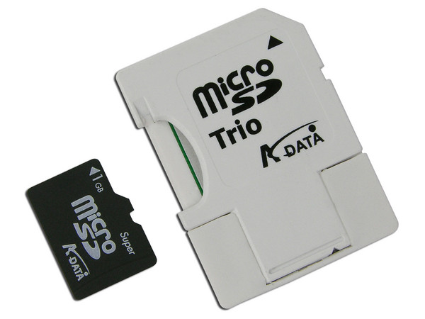 ADATA Super 3 en 1 Memoria MicroSD de 1GB, Memoria SD y Memoria USB