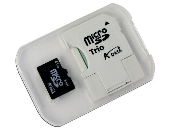 ADATA Super 3 en 1 Memoria MicroSD de 1GB, Memoria SD y Memoria USB