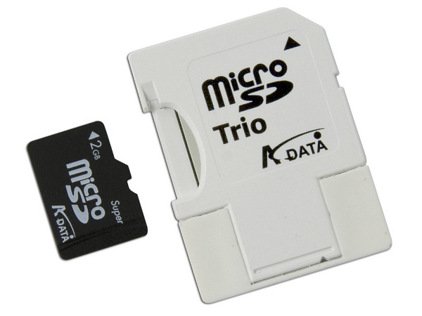 ADATA Super 3 en 1 Memoria MicroSD de 2GB, Memoria SD y Memoria USB
