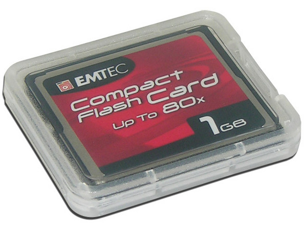 Memoria Emtec Compact Flash de 1GB