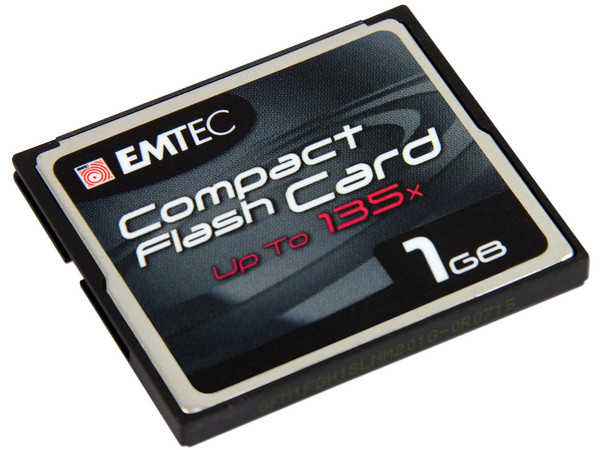 Memoria Compact Flash Emtec Professional 135x de 1GB, .