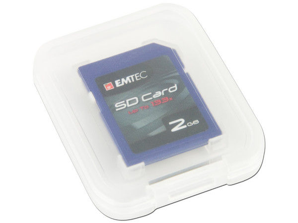 Memoria SD Emtec Professional 133x de 2GB.