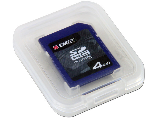 Memoria Emtec SDHC de 4GB Clase 6