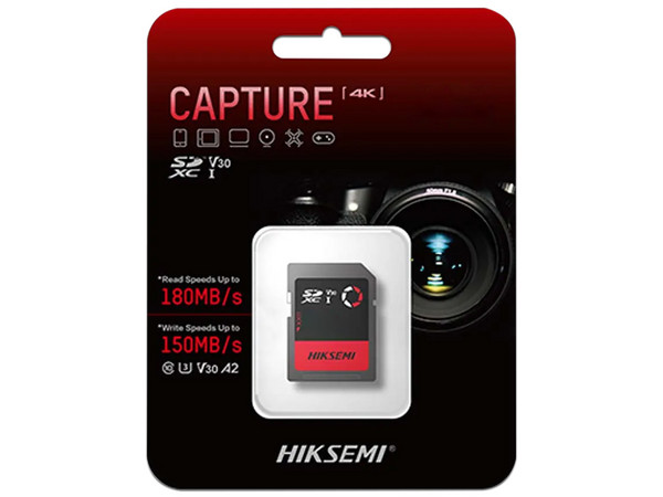 Memoria Hiksemi MicroSDXC V30 de 256 GB, Clase 10, Especializada para Drones comerciales, Cámaras de fotografía y video.