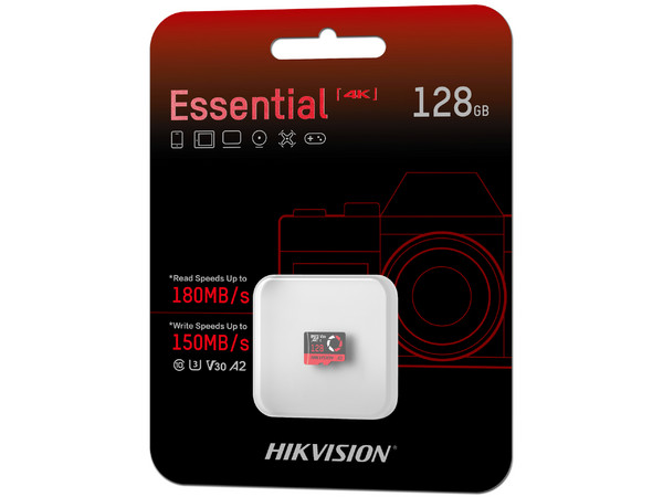 Memoria Hikvision MicroSDXC UHS-I U1 de 128 GB, Clase 10.