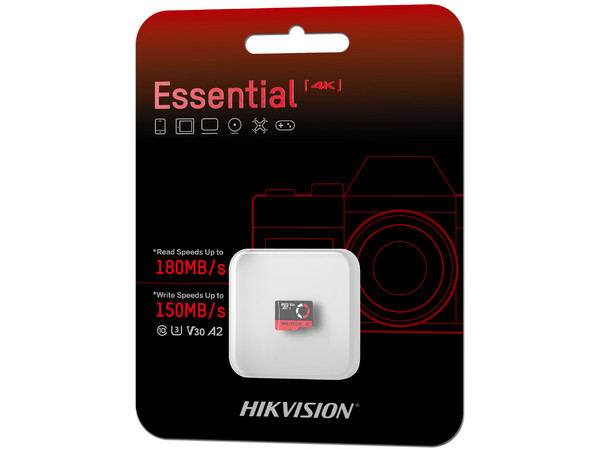 Memoria Hikvision MicroSDXC UHS-I U3, V30, de 512 GB, Clase 10.