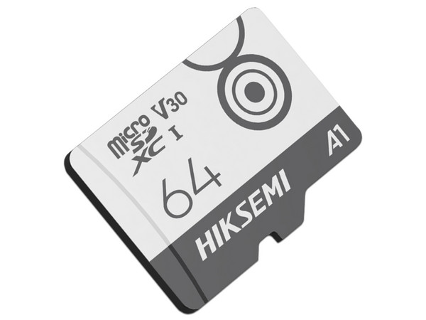 Memoria Hiksemi microSDHC de 64 GB, clase 10, Especializada Para Videovigilancia Móvil, Soporta Altas Temperaturas.
