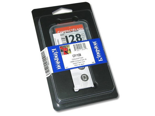 Memoria Kingston de 128 MB Compact Flash (CF)