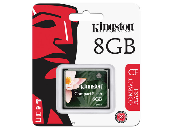 Memoria Kingston Compact Flash de 8GB