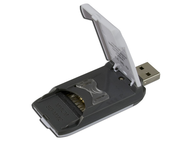 Lector de tarjetas SD/MMC MobileLite USB 2.0. Incluye Memoria SD de 2GB