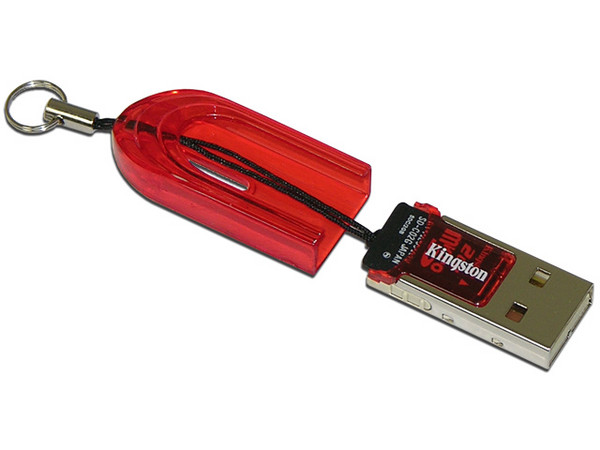 Lector de tarjetas MicroSD USB 2.0. Incluye Memoria MicroSD de 2GB