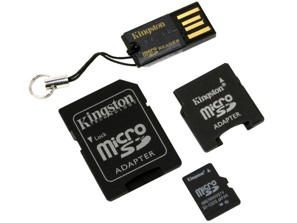 Lector de tarjetas MicroSD USB 2.0. Incluye Memoria MicroSD de 4GB y Adaptadores SD/MiniSD