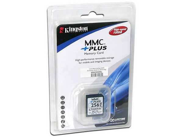 Memoria Kingston de 256MB, MultiMediaCard Plus (MMCplus)