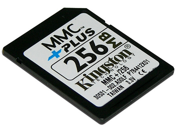 Memoria Kingston de 256MB, MultiMediaCard Plus (MMCplus)