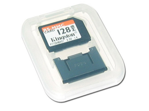 Memoria Kingston de 128MB, MultiMedia de tamaño reducido (RS-MMC)