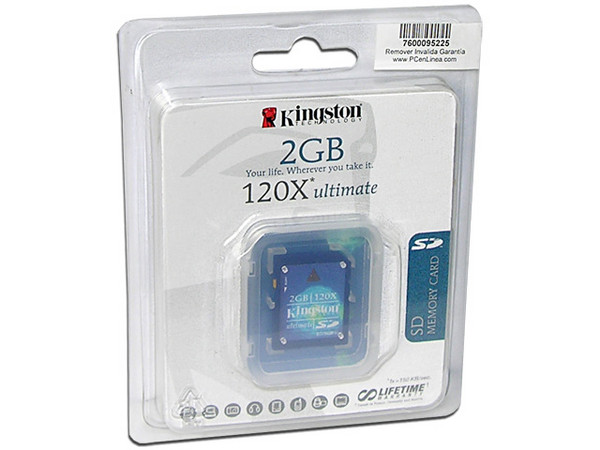 Memoria Kingston Secure Digital Ultimate 120x de 2GB