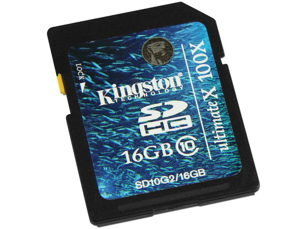 Memoria Kingston SDHC de 16GB ultimateX 100X, Clase 10