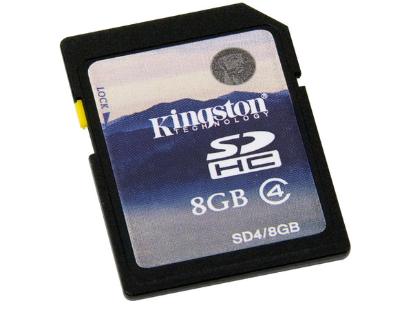 Memoria Kingston SDHC de 8 GB Clase 4