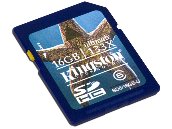Memoria Kingston SDHC de 16GB Ultimate 133X
