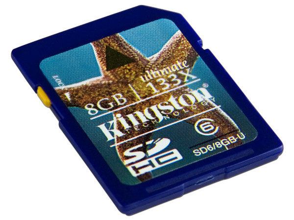 Memoria Kingston SDHC Ultimate 133X de 8 GB Clase 6