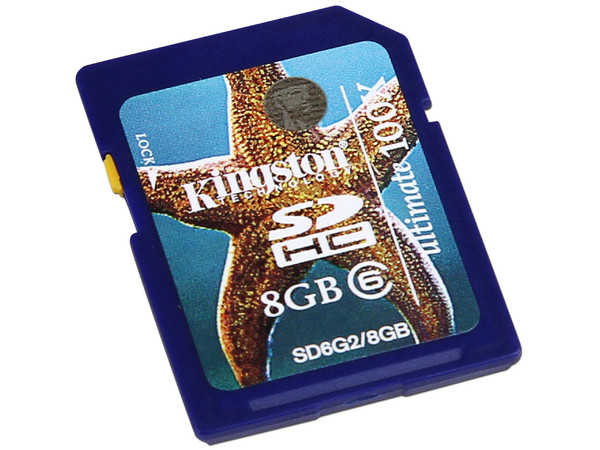 Memoria Kingston SDHC ultimate de 8GB, 100X, Clase 6